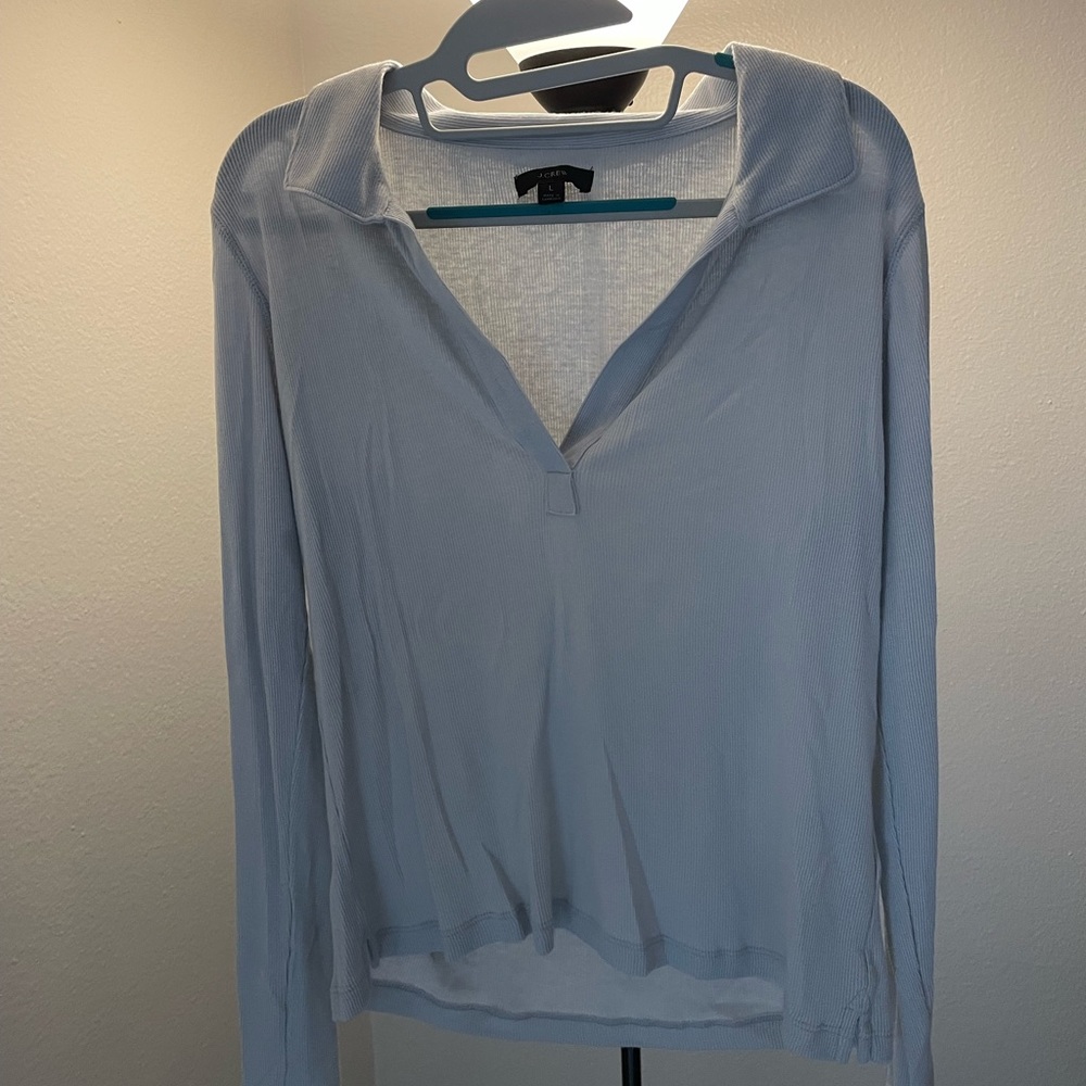 NWOT J. Crew Relaxed Collared Shirt